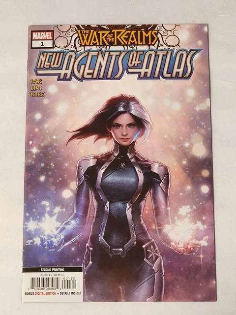 War Of The Realms New Agents Of Atlas #1 1St Luna Snow 2Nd Print 2019 Marvel Cr5