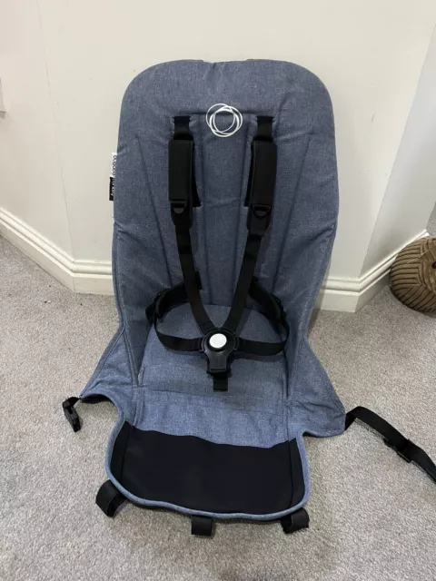 Bugaboo Donkey2 Blue Melange Seat Fabric Donkey 1 2 3 & 5