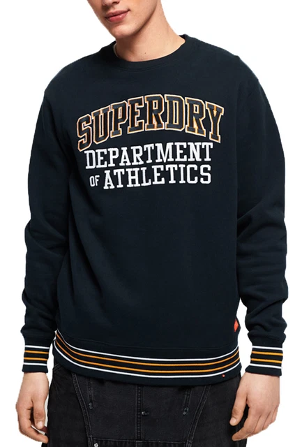 SUPERDRY CREWNECK HERREN TRI CLASSIC CREW Rich Navy Mega Grit EUR ...
