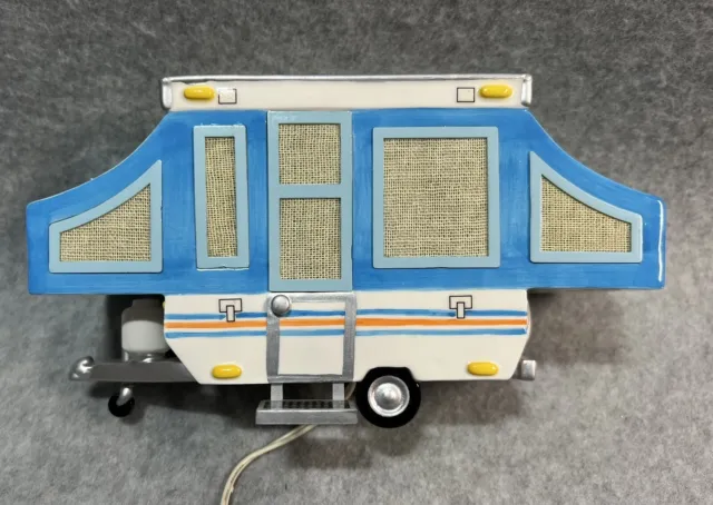 Dept. 56 Snow Village Home Away From Home Lighted Pop Up Camper 55171 Camping