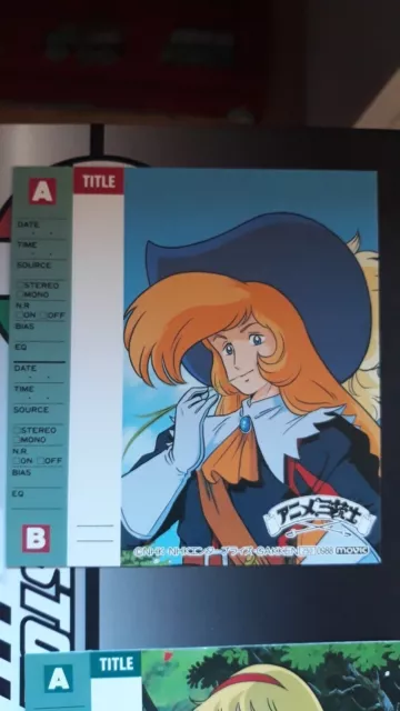 The Three Musketeers Anime Sanjushi The Three Musketeers Dartagnan Tape Card