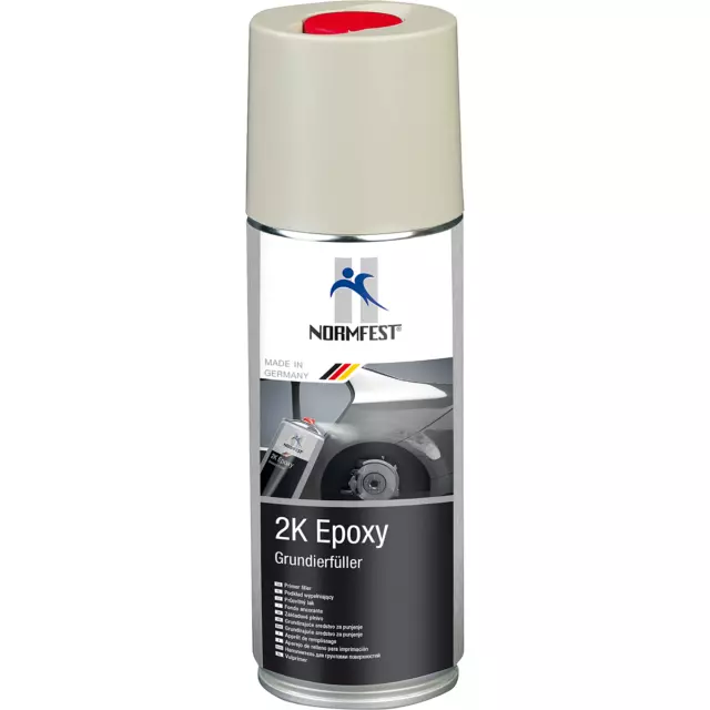 Apprêts Epoxy 2K Couche Primaire Peinture Stylo à Encre Spray Beige Mat 400 ML