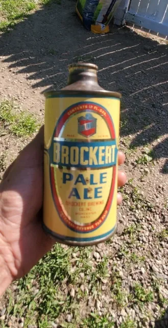 RARE Brockert Pale Ale IRTP J-Spout Cone Top Beer EMPTY CAN USBC 154-24