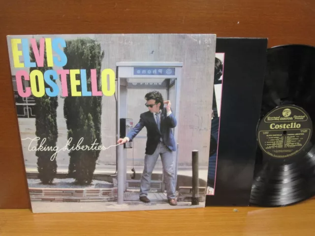 LP / Elvis Costello / Taking Liberties / 1980 1st Issue / Promo-Stamped Cover