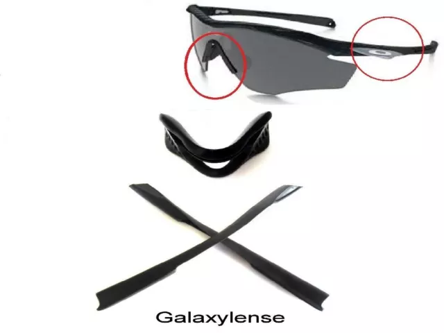 Galaxy Nariz Almohadillas + Oreja Calcetines Goma Kits Oakley M2 Marco XL Sol