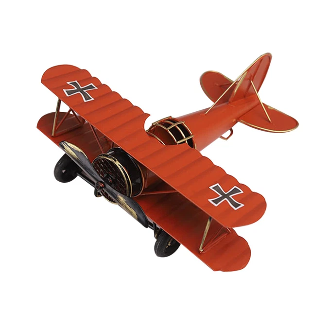 Aircraft Models Airplane Cake Topper Metal Decoration Porch 3