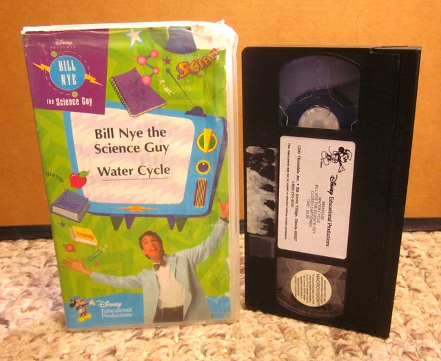 BILL NYE DISNEY Science documentary VHS Water Cycles classroom edition