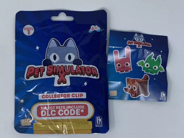 Roblox Pet Simulator X Series 1 Collector Clip Mystery Pack [1 RANDOM