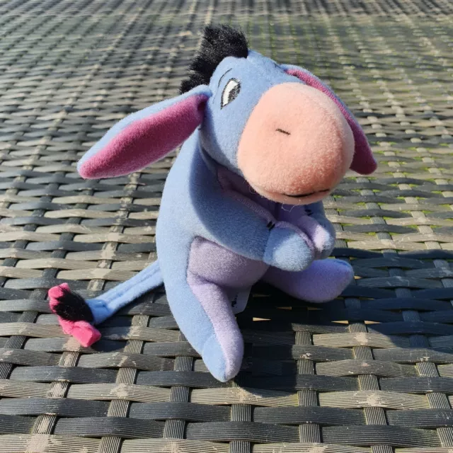 2002 McDonalds Disney Winnie The Pooh - Eeyore - Soft Plush Toy Stuffed Teddy