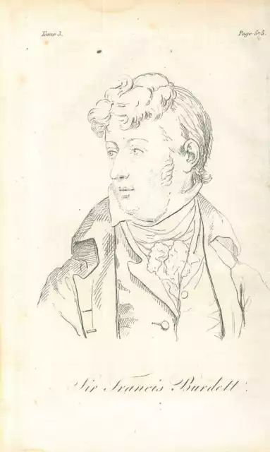 Portrait of Francis Burdett, 5th Baronet