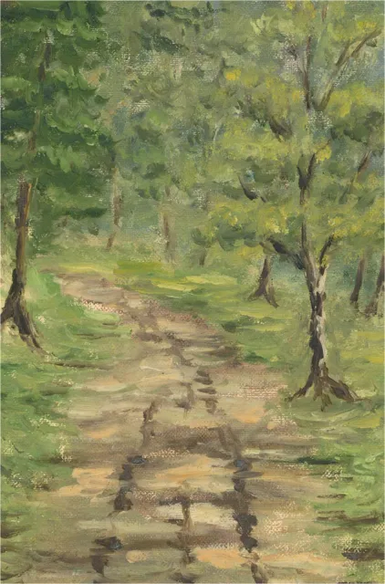 Early 20th Century Oil - Woodland Walk