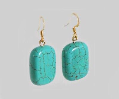 Turquoise Earrings Ancient Persian Talisman Gemstone of Immortality Antique Gems 2