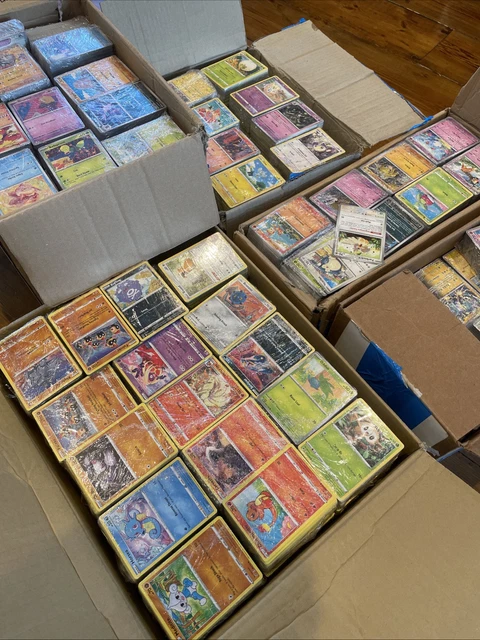 1000 Pokemon Card Bulk Job Lot - Holo & Reverse Holos - Lightly Played - NM Collector Gift