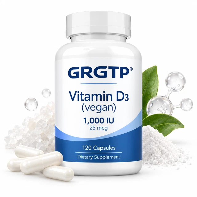 VITAMIN D3 CAPSULES 120pcs - 1000 IU Cholecalciferol Bone Immune Health ...