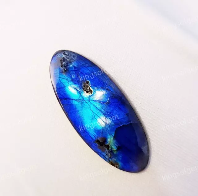 AAA Quality 46 Ct Natural Blue Labradorite Cabochons Handmade And hand polished