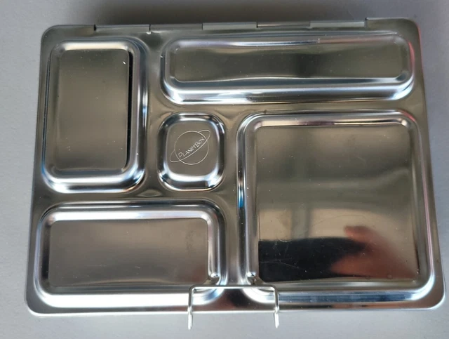 PlanetBox Stainless Steel Lunch Box 5 Compartments 10”X 7.5” PlanetBox Stainless Steel Lunch Box 5 Compartments 10”X 7.5”