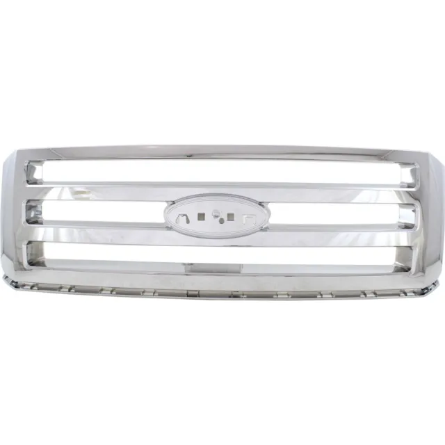 Grille Assembly For 2007-2014 Ford Expedition Chrome Shell and Insert