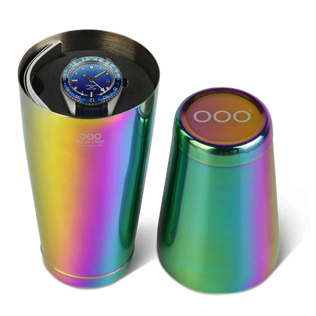 Out Of Order 001-25.BB Uomo Bomba Blu Automatico Gmt Polso 6