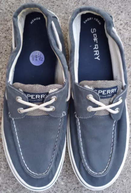SPERRY SHOES MENS 10.5 M Top Sider Halyard Two Eye Boat 0777914