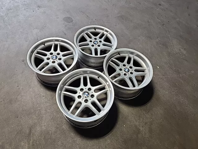 BMW E39 OEM M Parallel 18x8/9 Style 37 wheels rims set of 4 Staggered E38