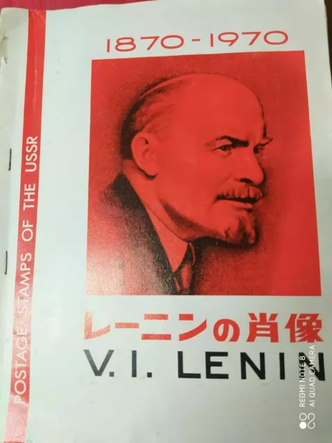 V.i. Lenin Francobolli 100 Anni Lenin 1870/1970 Folder Speciale Con N85 Francobo