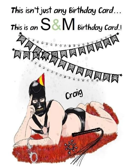 Divertente biglietto di compleanno W* nker per marito compleanno biglietto fidanzato per lui umorismo Banter rude card collega amico scherzo PC663