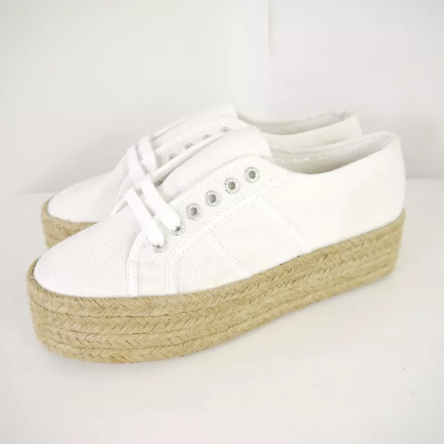 Superga sales bianche plateau