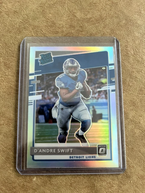 2020 D’Andre Swift Panini Donruss Optic Silver Prizm Holo Rated Rookie #159