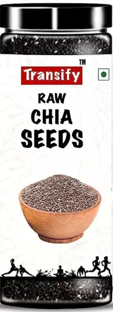 Transify Chia Seeds, 200 gm, Diet Snacks for Weight Loss, Natural Free Shipping