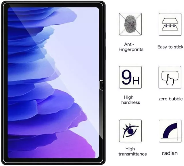 Für Samsung Galaxy Tab A7 10.4 (2020) Hartglas Displayschutzfolie T500/T505 2