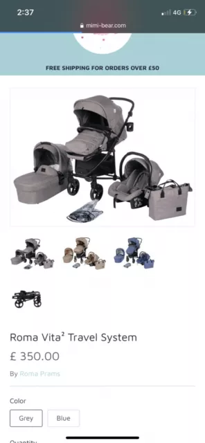 Roma vita top 2 travel system