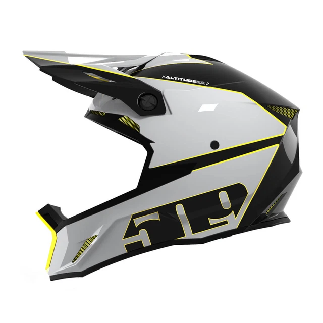 509 Altitude 2.0 Offroad Helmet Fidlock Strap Bag Included DOT ECE Gray/Yellow