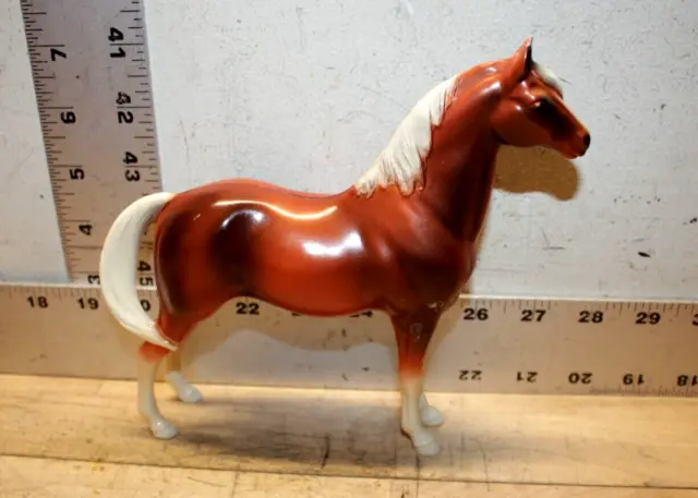 Vintage Hartland Plastics Sorrel Red & White Horse