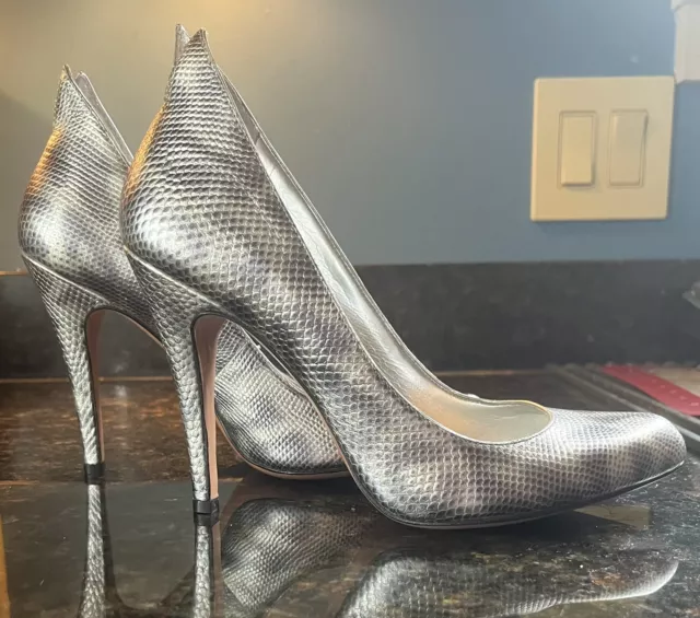 NEW Report Signature Alix Silver Animal Print Pumps Size 8 MSRP $195