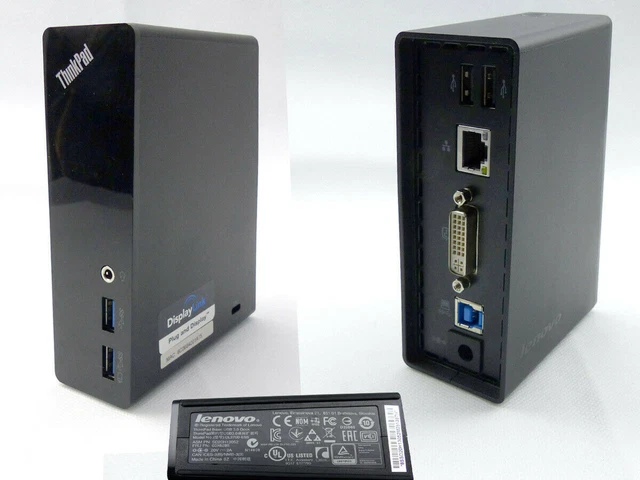 LENOVO THINKPAD STATION D'Accueil Dock USB 3.0 Bloc Alimentation EUR 55 ...
