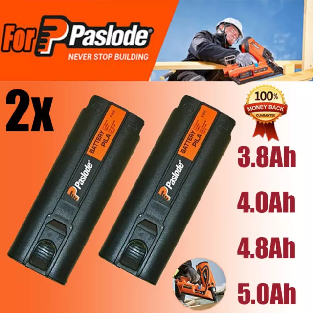 2X 5000mAh Nail Gun Battery Tool For Paslode 404717 IM50 IM65 IM250 IM350 900400