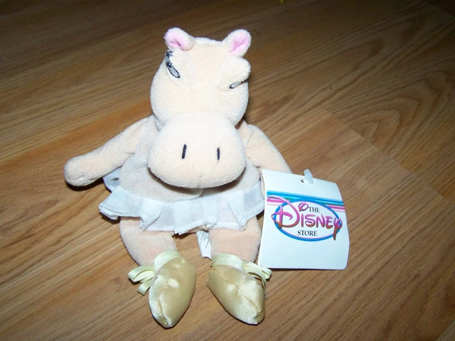 Disney Hippo Hiawatha Plush Keychain Fantasia 85th Anniversary