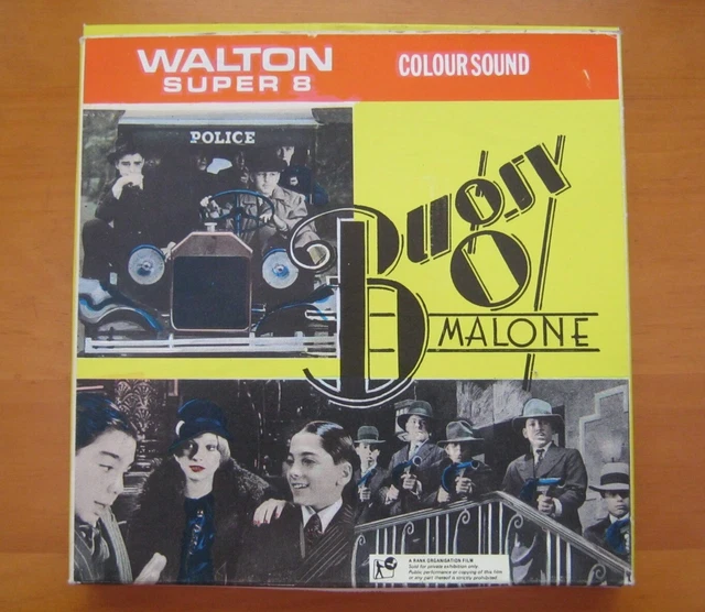 Super 8 Reel Bugsy Malone 1976 Gangster Musical Jodie Foster Colour & Sound