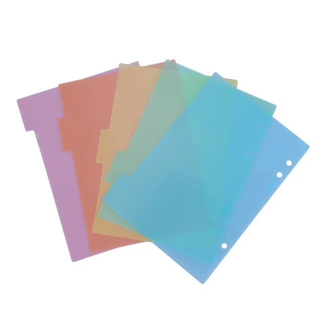 Fichas de colores grapas de colores divisor de carpetas cuaderno carpeta carpeta carpeta