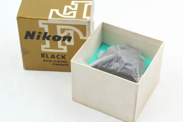 [Top MINT in Box]  Nikon Eye Level Black Viewfinder For F Film Camera From JAPAN