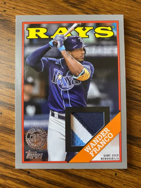 2023 Topps Series 1 WANDER FRANCO Platinum  1/1 Jersey Patch Relic 1988
