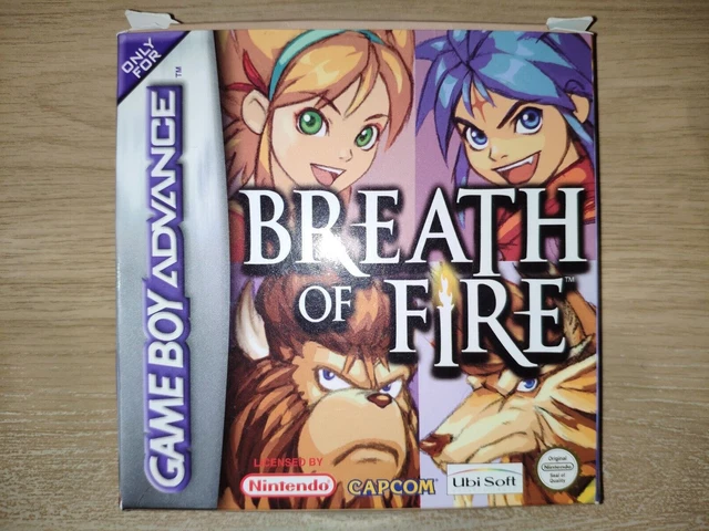 Breath Of Fire Sur GBA – Version Japonaise – Complet Avec Boîte Et Notice – Très Bon état