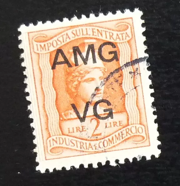 Trieste - Italy - AMG - VG Ovp. Revenue Stamp - Slovenia Yugoslavia US 3
