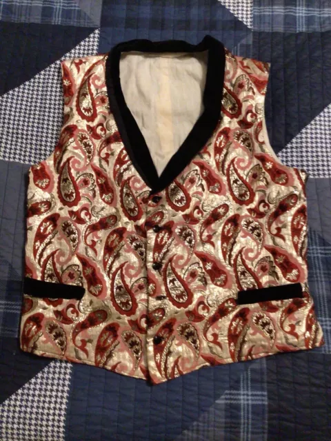 CivilWar/Cowboy Reenactment. Reproduction Vest Handmade Used. Med Size