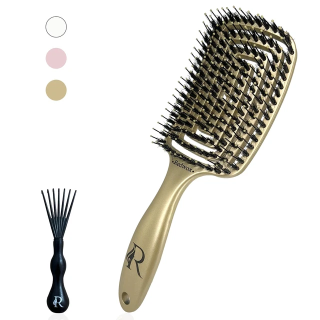 Brosse à Barbe Modelite - Poils Mixtes Sanglier Et Nylon - Pour Barber Shop - Neuf