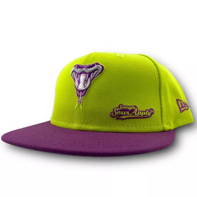 Atlanta Braves New Era MLB x Big League Chew Swingin' Sour Apple Flavor  Pack 59FIFTY Fitted Hat - Green/Purple