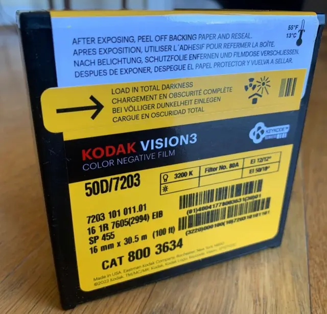 Kodak Vision3 50D 16mm Colour Negative Film (100ft Roll)