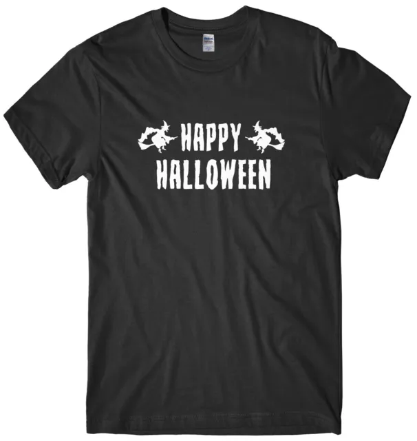 Maglietta Halloween Happy Halloween da uomo divertente unisex