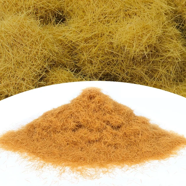 REALISTIC DRIED DEAD Scale Grass for Diorama Wargame Model Train 5mm x ...