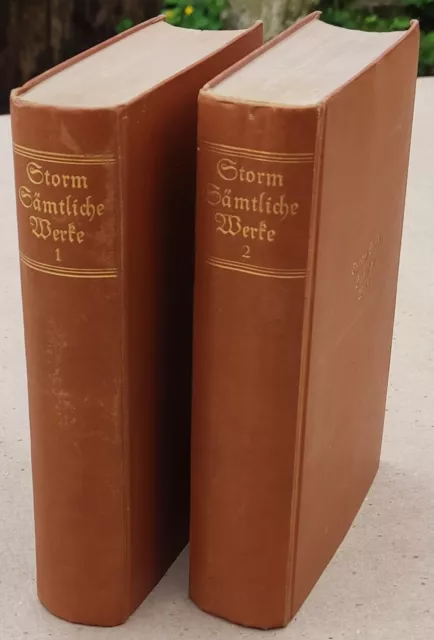 Theodor Storm - Sämtliche Werke (2 Bände), mit Einleitung von Thomas Mann(1931)